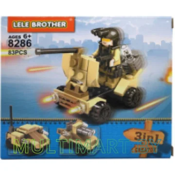 Конструктор Lele Brother 8286 3 в 1 Военная техника
